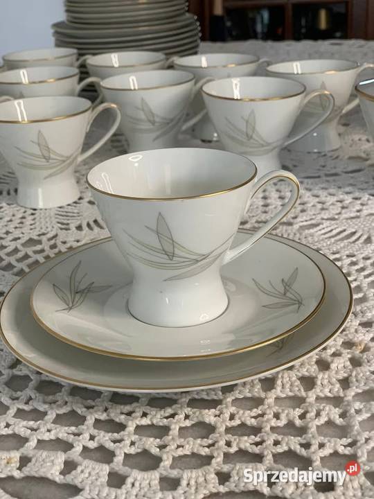 Serwis kawowy Rosenthal na 12 osób Połczyn-Zdrój