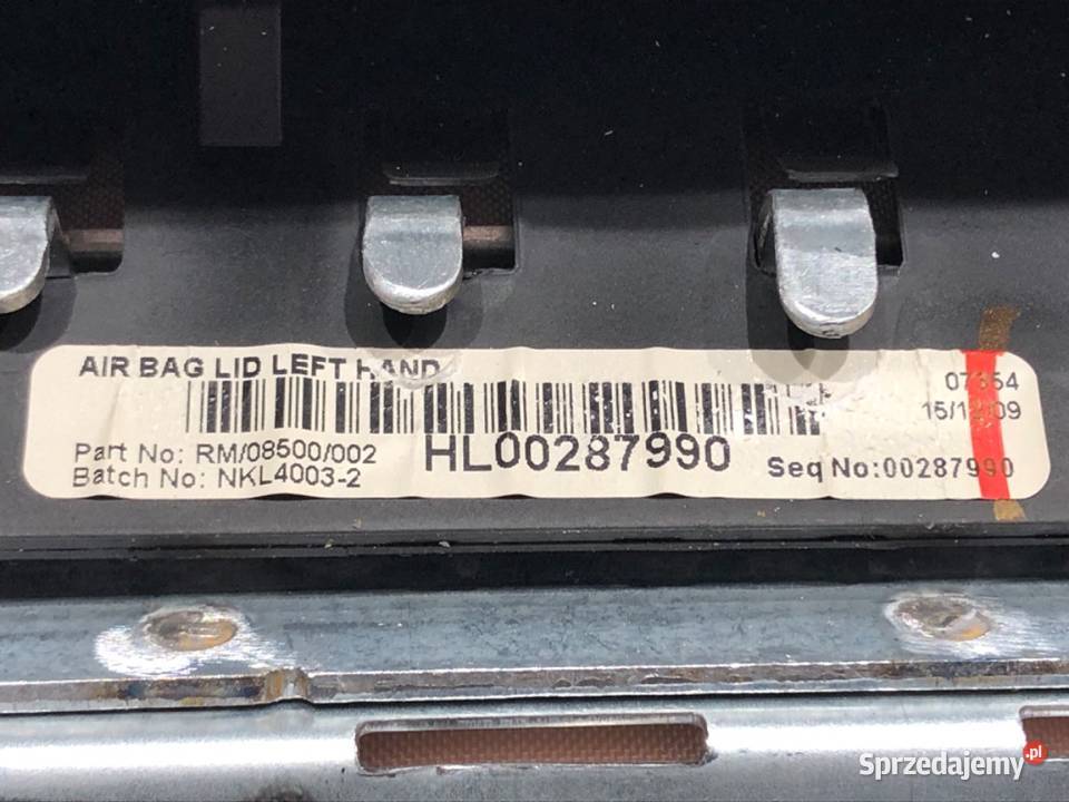 PODUSZKA POWIETRZNA PASAŻERA NISSAN NOTE E11 osobowe Poduszki powietrzne sprzedam