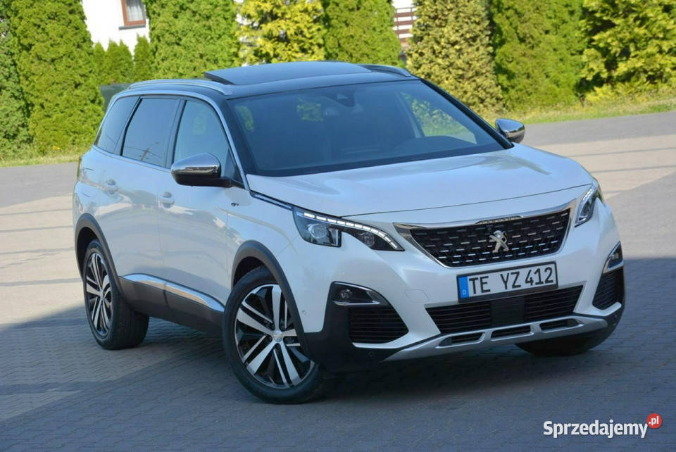 Peugeot 5008 GT Pack Focal Biał Perła Skóry mazowieckie Ostrów Mazowiecka