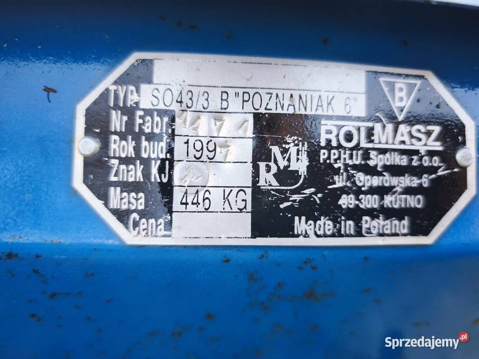 Siewnik poznaniak 6 długa redlica drobny wysiew lubelskie Kock