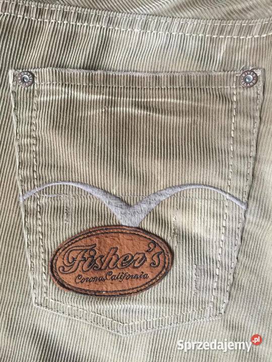 Spodnie sztruksowe męskie L Odzież codzienna Pisz