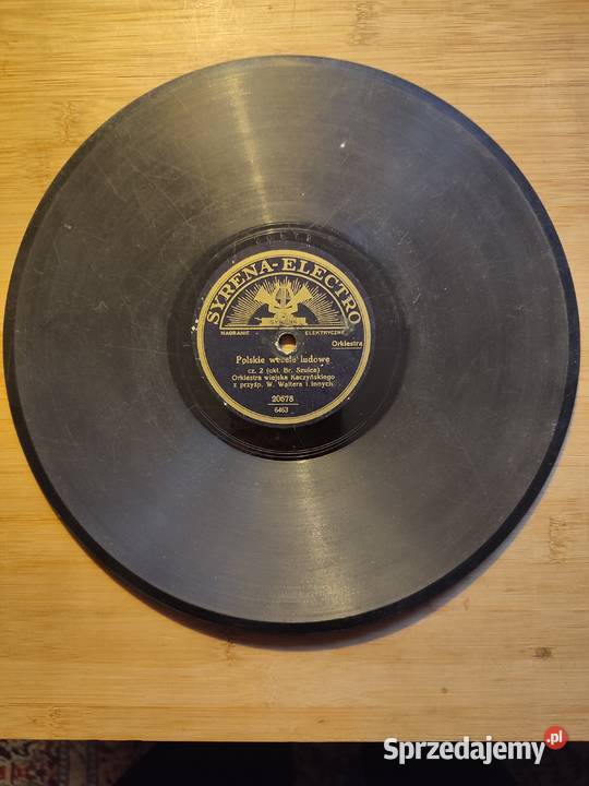 Płyta szelakowa Syrena Electro Faliszewski Warszawa