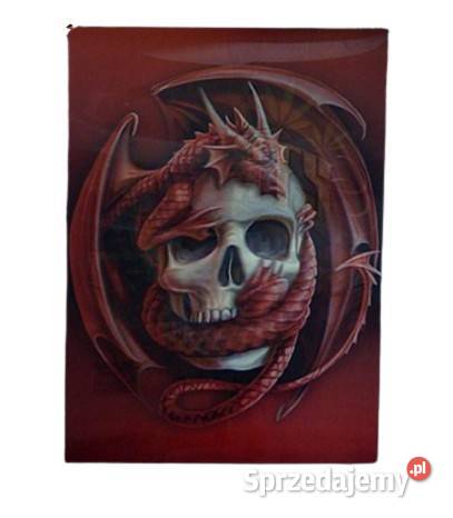 Obraz 3D Trójwymiarowy z Czachą bez Ramki Plakat Pozostałe śląskie Ostrowy nad Okszą