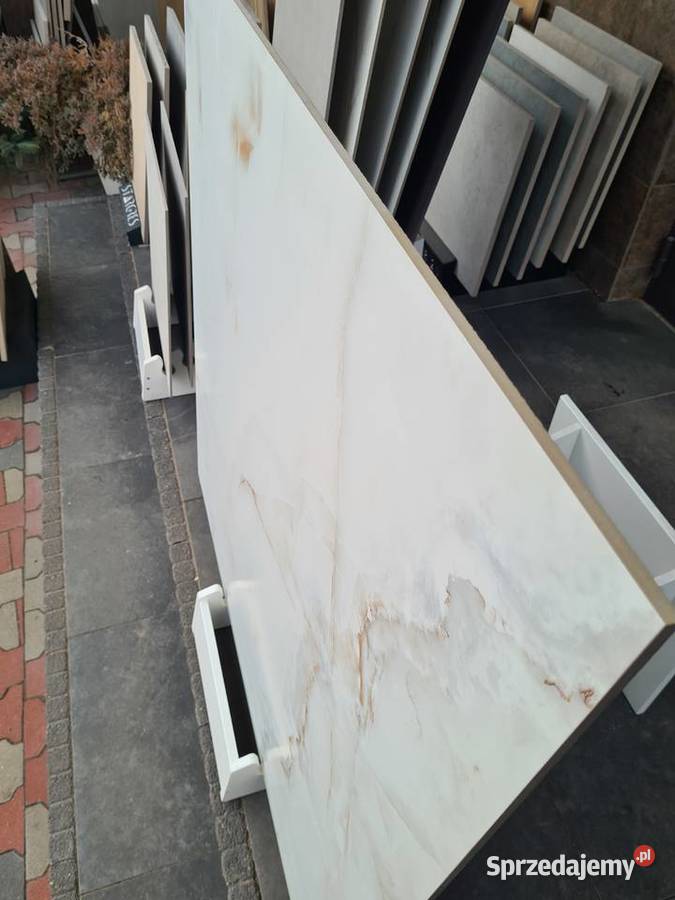 Płytka GRES Onyx Blanco Satin 120x120 GAT I Opoczno