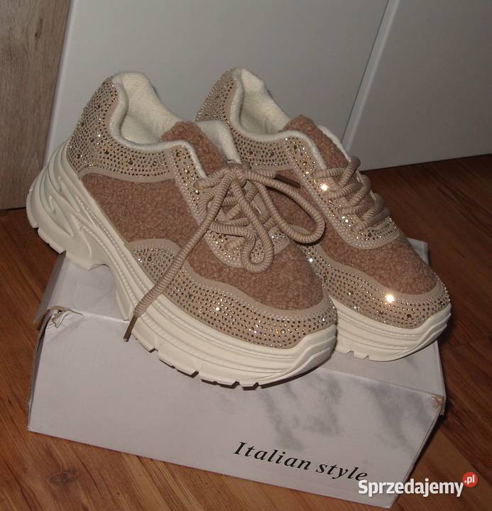 SEASTAR Sneakersy baranek cyrkonie r 3824 inna wielkopolskie Rawicz
