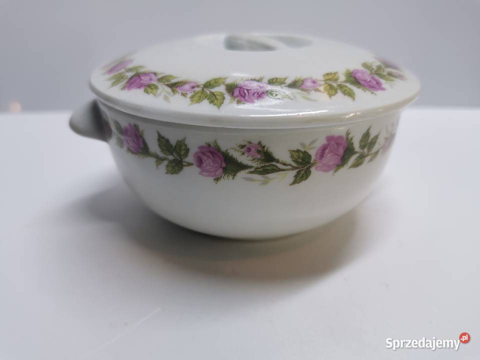 Francuskie stare naczynie z przykrywką Lublin