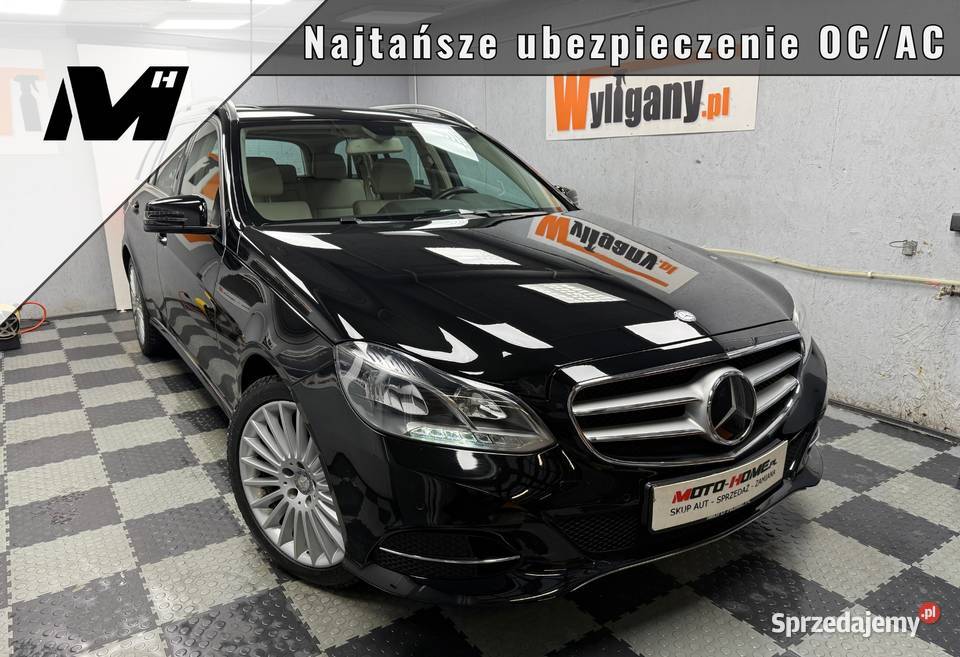 Mercedes E200 LIFT Jasna skóra 18 automa Rok produkcji 2015 Poznań