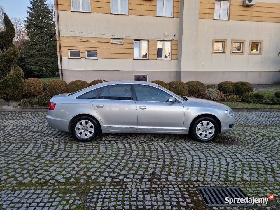 Audi A6 C6 30 TDI Automat 4X4 Hak Skóra lakier metallic małopolskie Ryglice