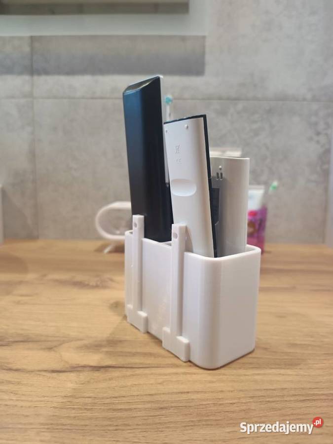 Stojak na piloty organizer kolor biały Elektronika Kęty sprzedam