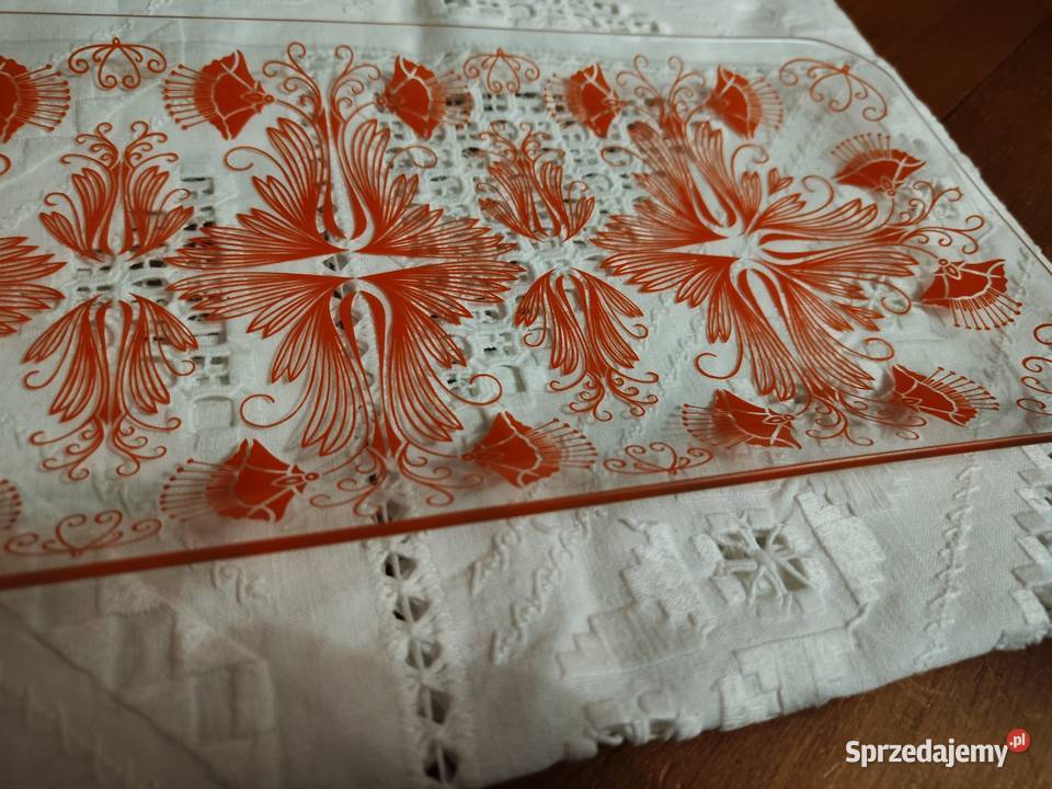 Patera keksówka szkło PRL Legnica