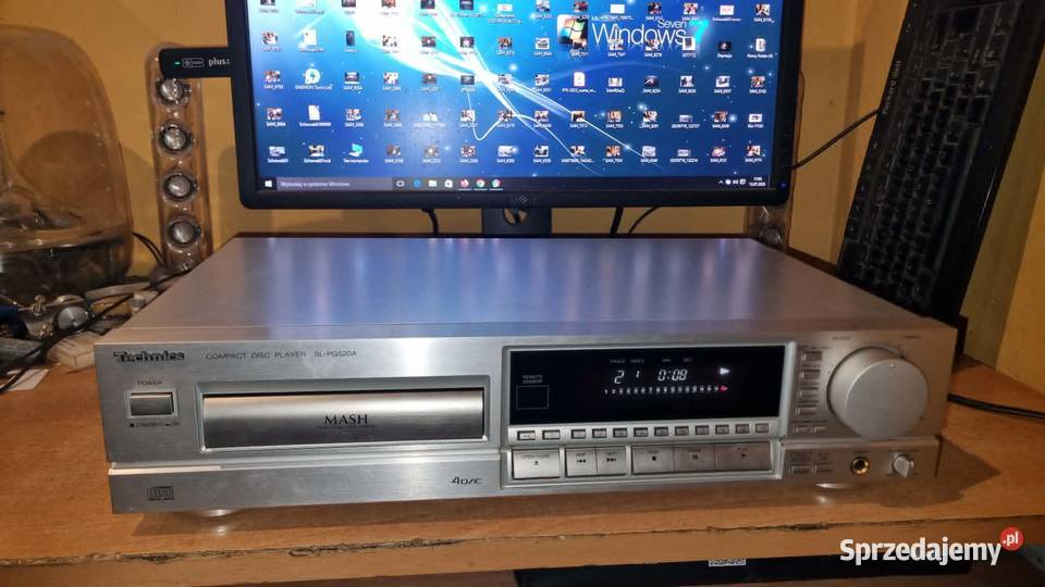 Odtwarzacz CD Technics SLPG520A JOG MASH Silver łódzkie Warta