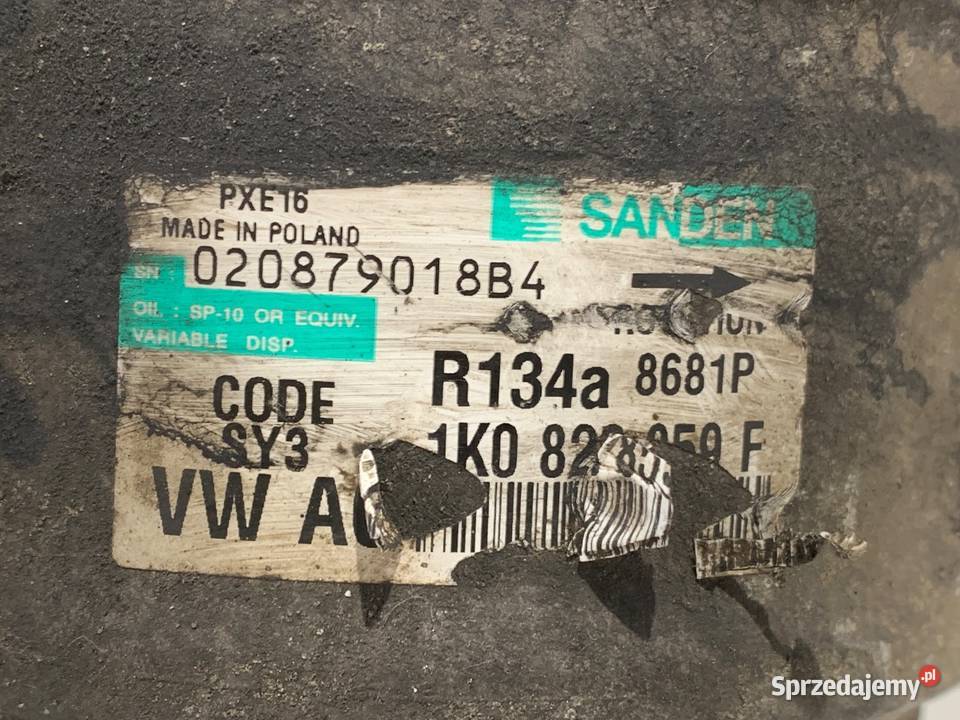SPRĘŻARKA KLIMATYZACJI VW PASSAT B6 1K0820959F podkarpackie