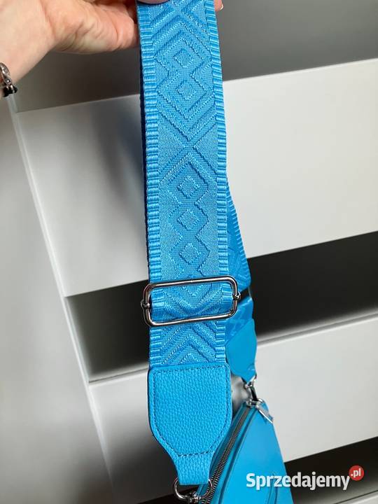 Nowa błękitna torebka listonoszka ekoskóra Erick niebieski Nisko sprzedam