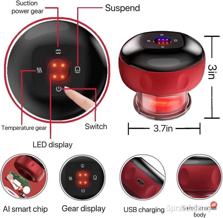 MASAŻER do BAŃKI CHIŃSKIE BAŃKA MASAŻ CELLUL śląskie Zawiercie