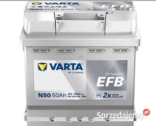 Akumulator 50Ah VARTA Blue Dynamic EFB N50 550A mazowieckie