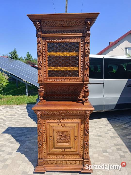 Stary kredens drewniany XIXXX wiek 223cm kujawsko-pomorskie Lipno