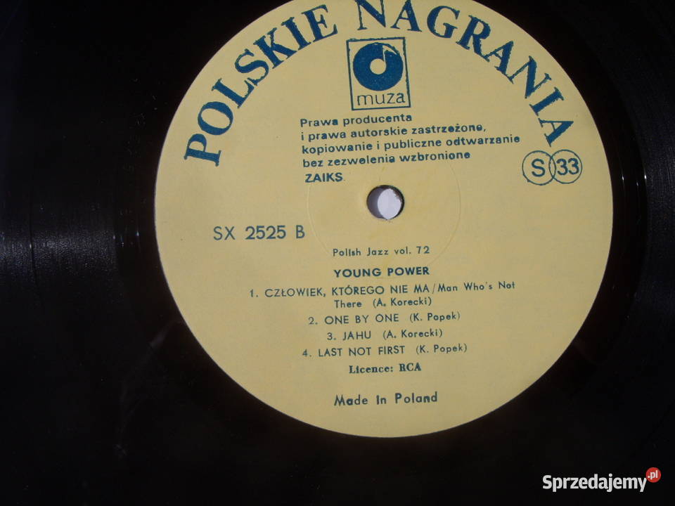 Jazz LP Young Power MUZA płyta winylowa Wołów sprzedam