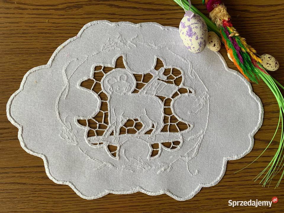 Serwetka wielkanocna do koszyczka Kalisz sprzedam