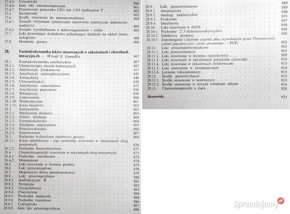 Farmakodynamika Waldemar Janiec Jolanta Chełm sprzedam