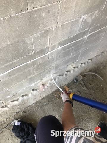 Iniekcja Krystaliczna podciąganie kapilarne pomorskie Gdańsk usługi budowlane