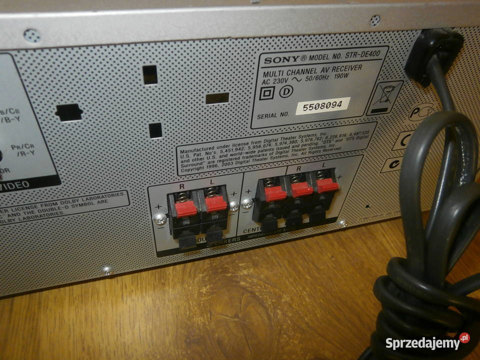 Amplituner SONY STRDE400 sprawny