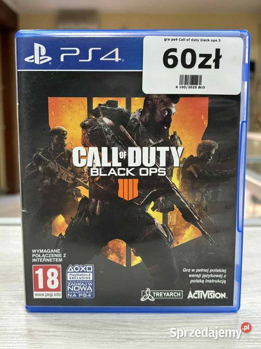4 Call of Duty Black Ops4 Gry na konsole Kultura i Rozrywka Elbląg