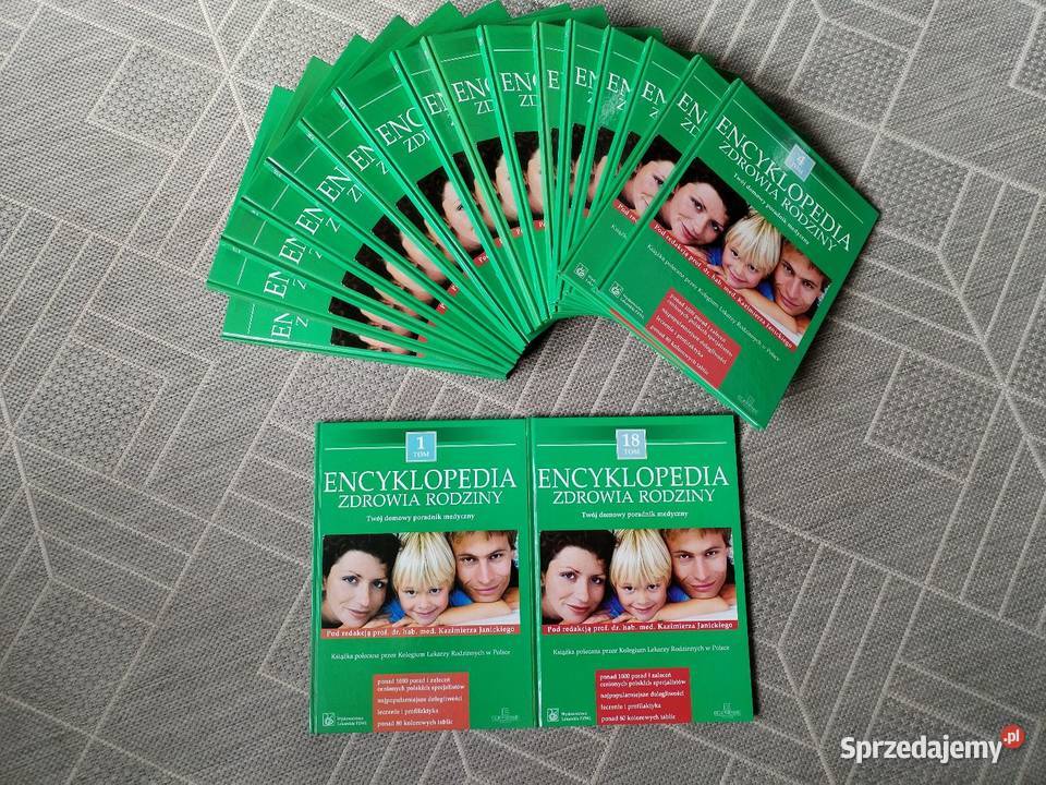 Encyklopedia zdrowia rodziny 18 tomów
