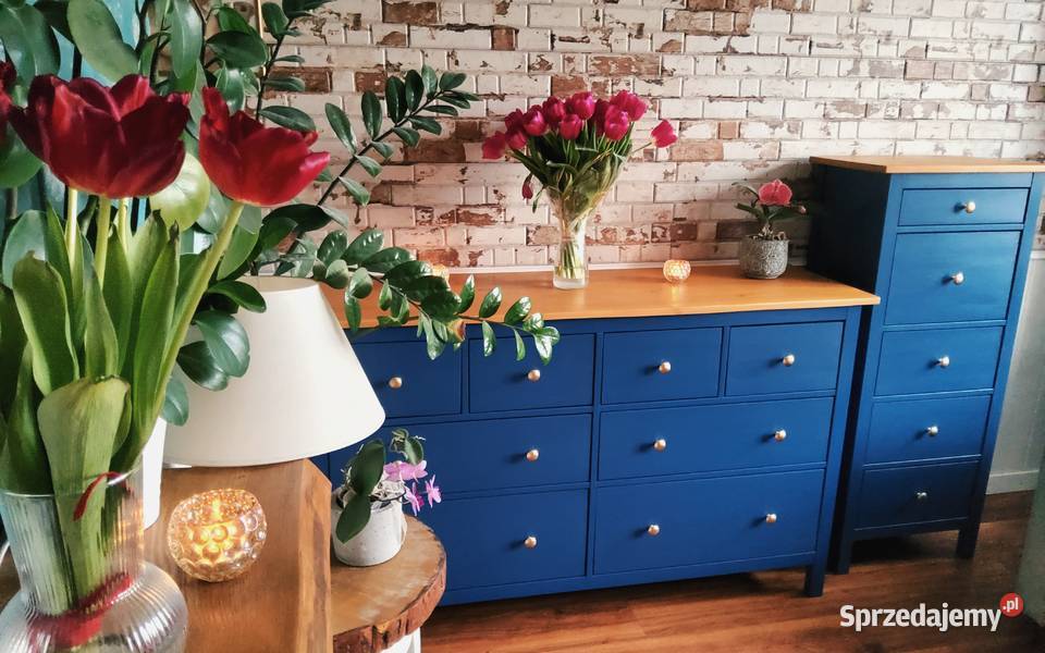 Komoda hemnes hand made leksvik ikea drewniane mazowieckie Warszawa