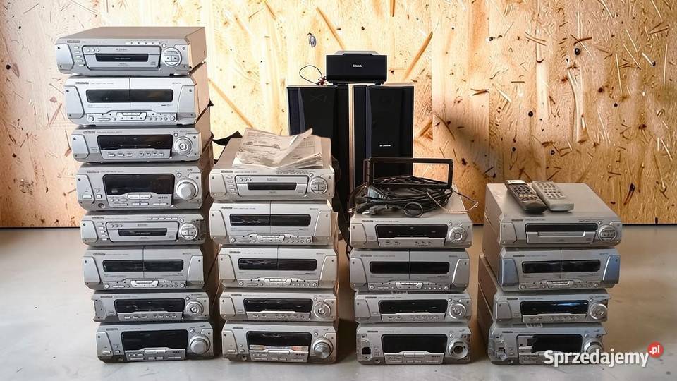 Zestaw wież Technics 21 segmentów i 12 głośników Wieże i miniwieże wielkopolskie Ostrzeszów sprzedam