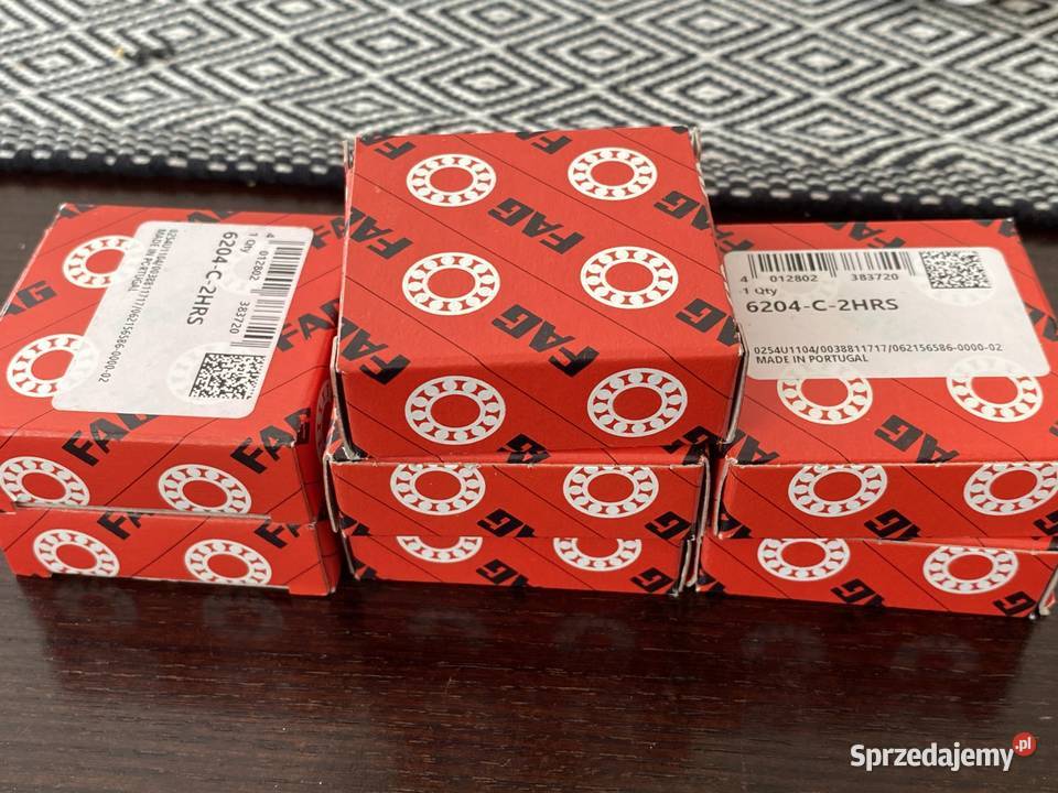 Łożysko kulkowe FAG 6204 C 2HRS 20x47x14 mm Białystok sprzedam