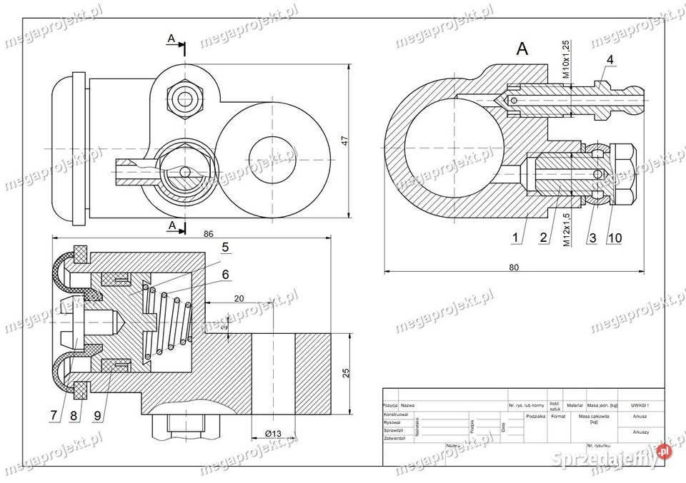 Rysunki techniczne grafika 3D wizualizacja Szczecin sprzedam