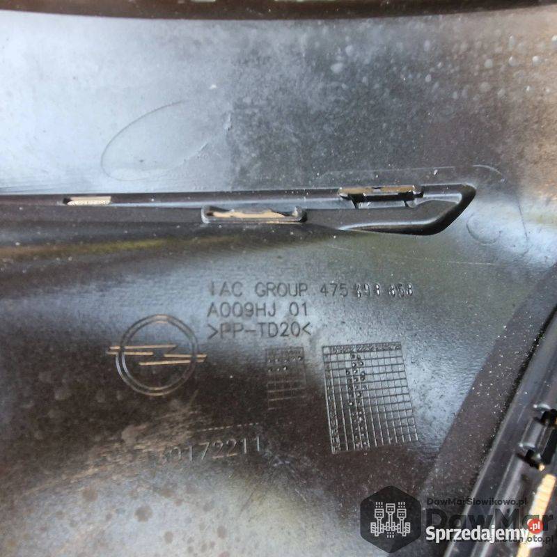 Opel Crossland X Lift zderzak przód