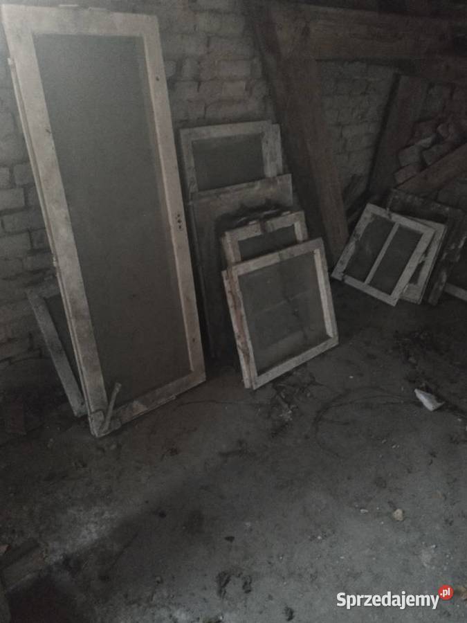 Okna rozbiórkowe idealne do wykorzystania lubuskie Rzepin sprzedam