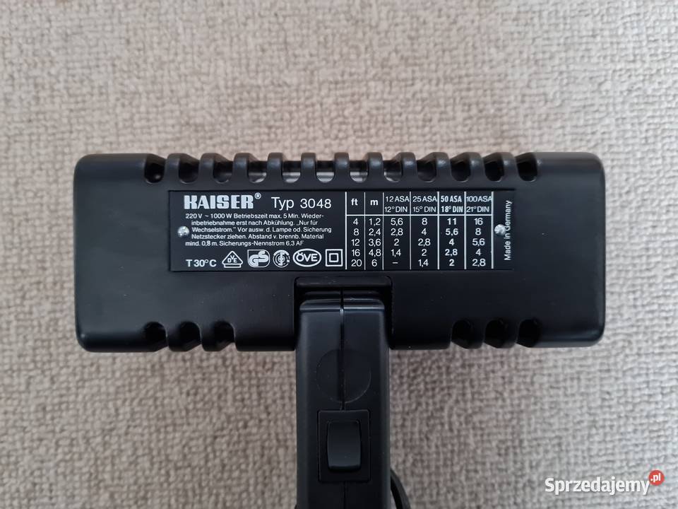 Lampa fotograficzna KAISER typ 3048