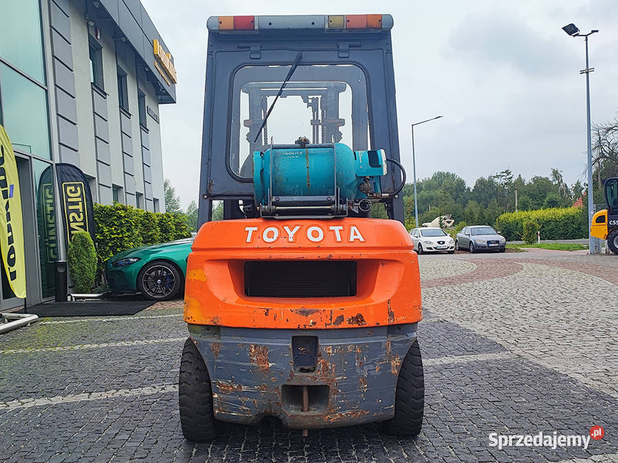 Wózek widłowy Toyota 427FGF25 25 t duplex 33 m małopolskie Kęty