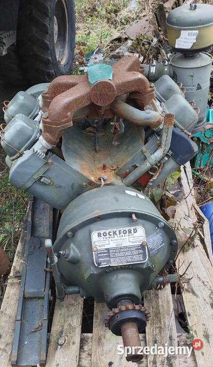 Silnik benzynowy V4 Wisconsin V465D sprzęgło