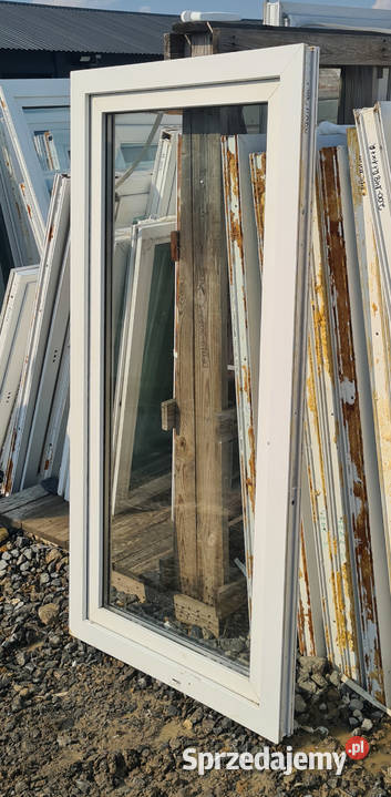 OKNA KacprzaK OKNO PCV 79X160 Używane Plastikowe lubelskie