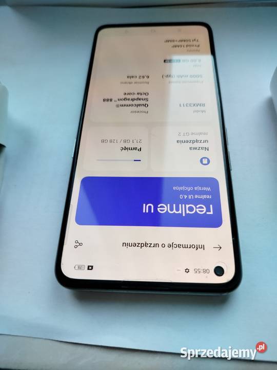Realme GT 2 5G Biały Stan Łódź sprzedam