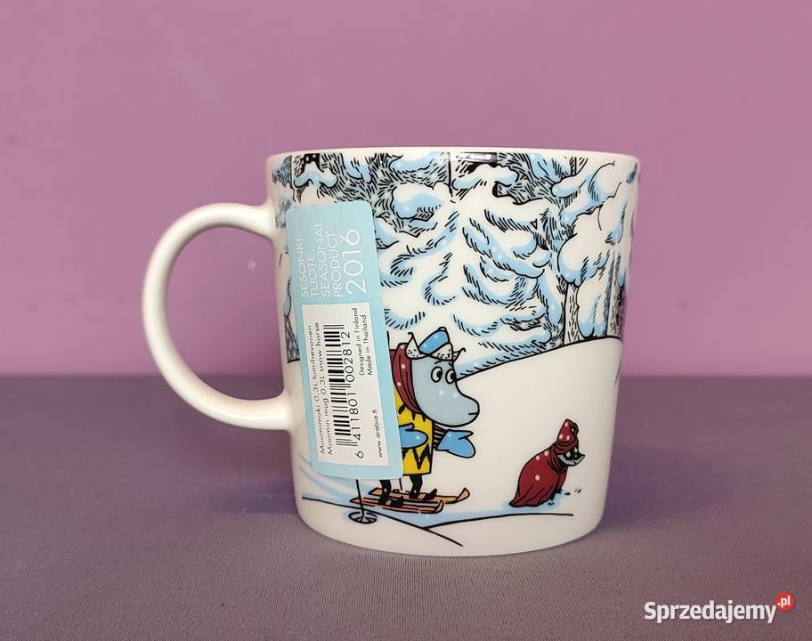 Muminki KUBEK Moomin Arabia Finland sezon ZIMA Jasień sprzedam