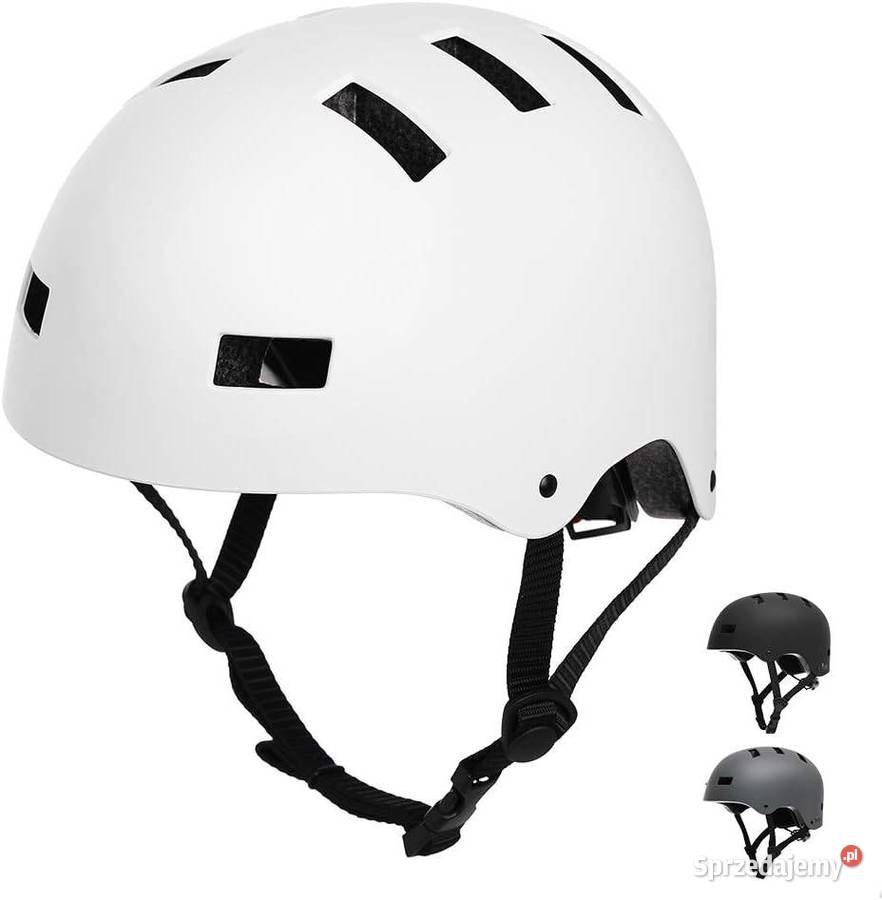 Kask rowerowy Vihir MTB BMX biały rozmiar S Kaski i odzież Sport i Wypoczynek