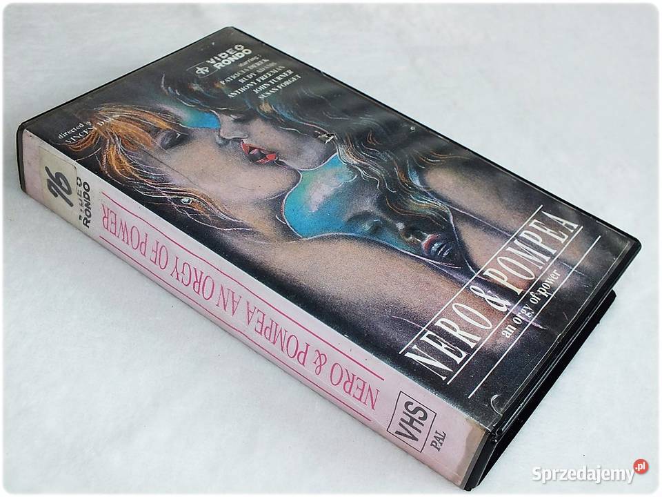 Kaseta VHS NERO POMPEA Orgia Władzy Film Video lektor