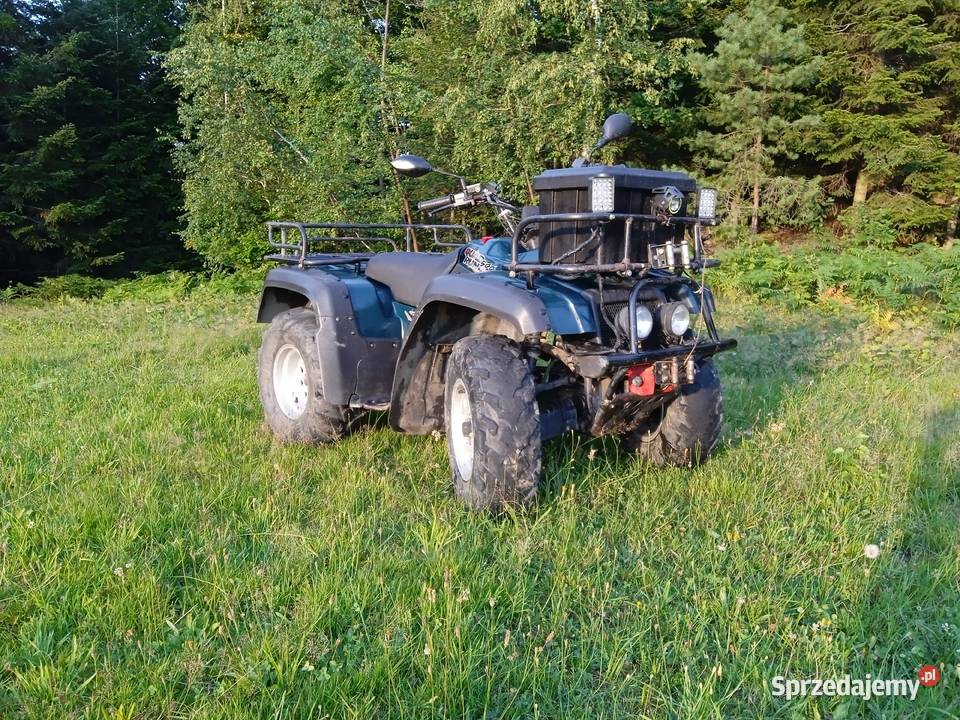 Suzuki quadrunner 500 Eiger bigbear trx 4x4 Suzuki Motocykle, skutery, quady Łapanów sprzedam