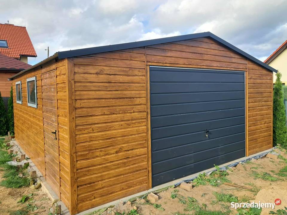 GARAŻ blaszany 6x6 Wzmocniony PROFILAMI Łódź sprzedam