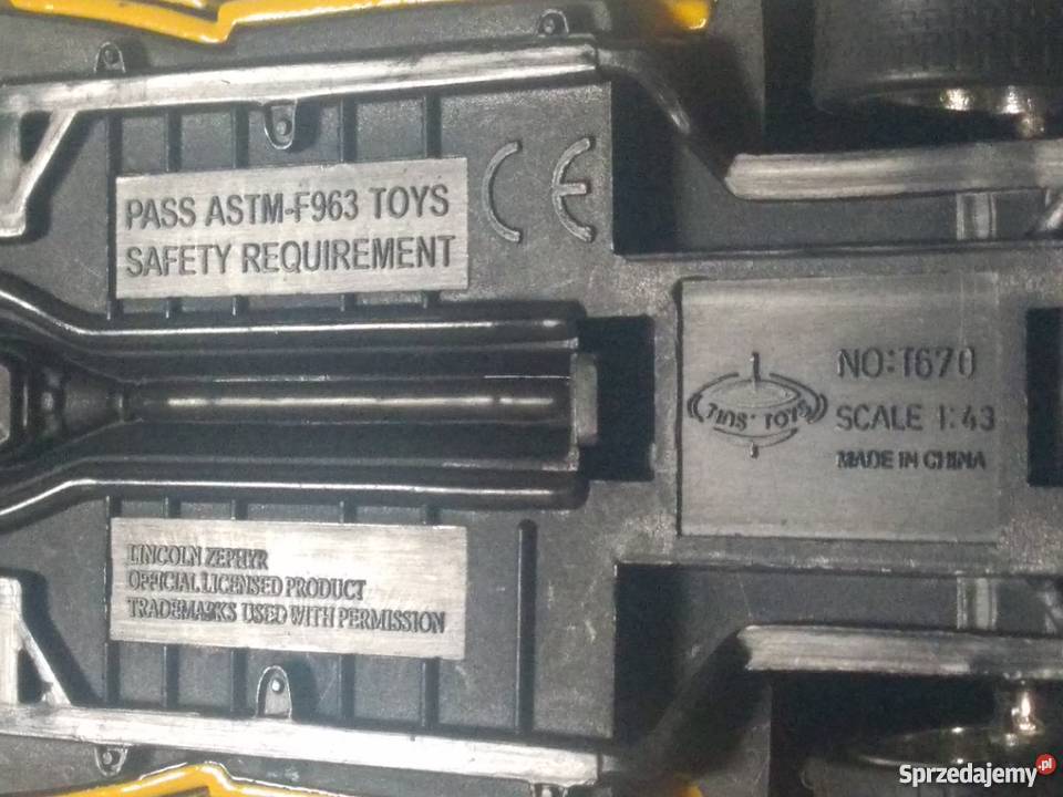LINCOLN ZEPHYR miniatura 143 TINS TOYS T670 Warszawa sprzedam