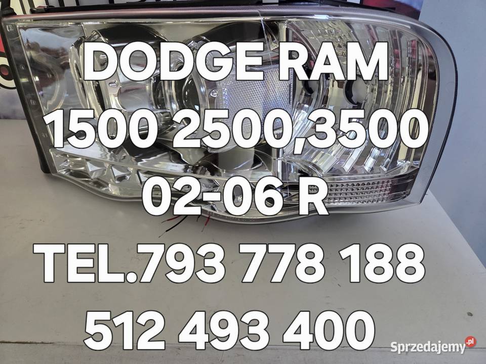 REFLEKTORY TUNING DODGE RAM 150025003500 0206 R wielkopolskie sprzedam