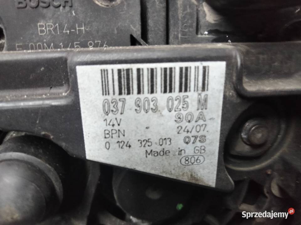 Alternator polo 14 mpi 16v Zławieś Wielka