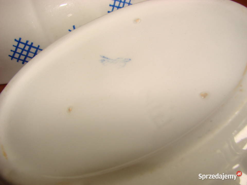 Gefle stara porcelanowa owalna miska pomorskie Pruszcz Gdański