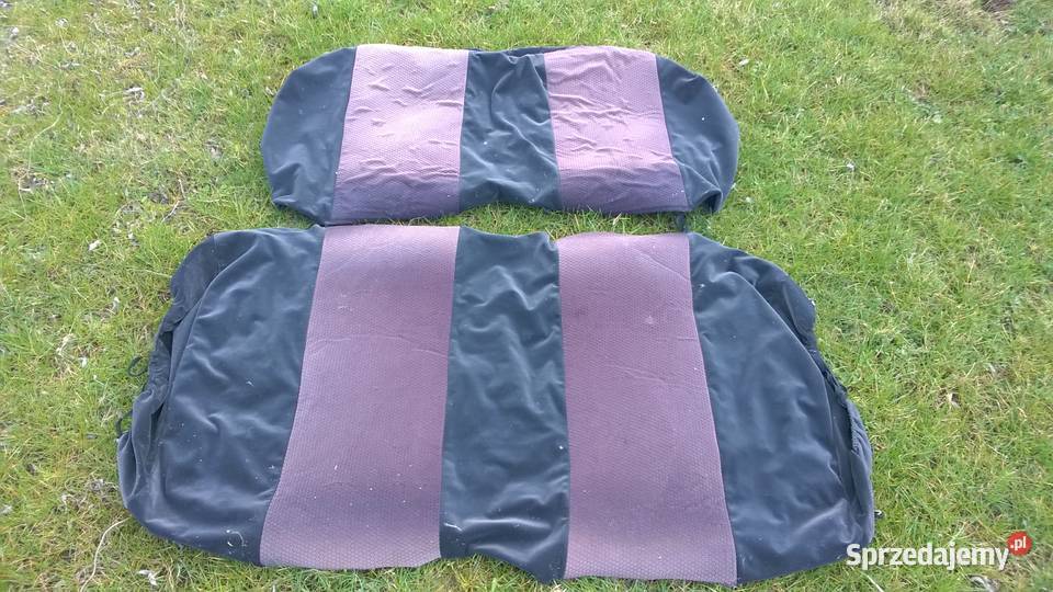 Renault 5 komplet części znaczki Reno i pokrowce osobowe podkarpackie Mielec sprzedam