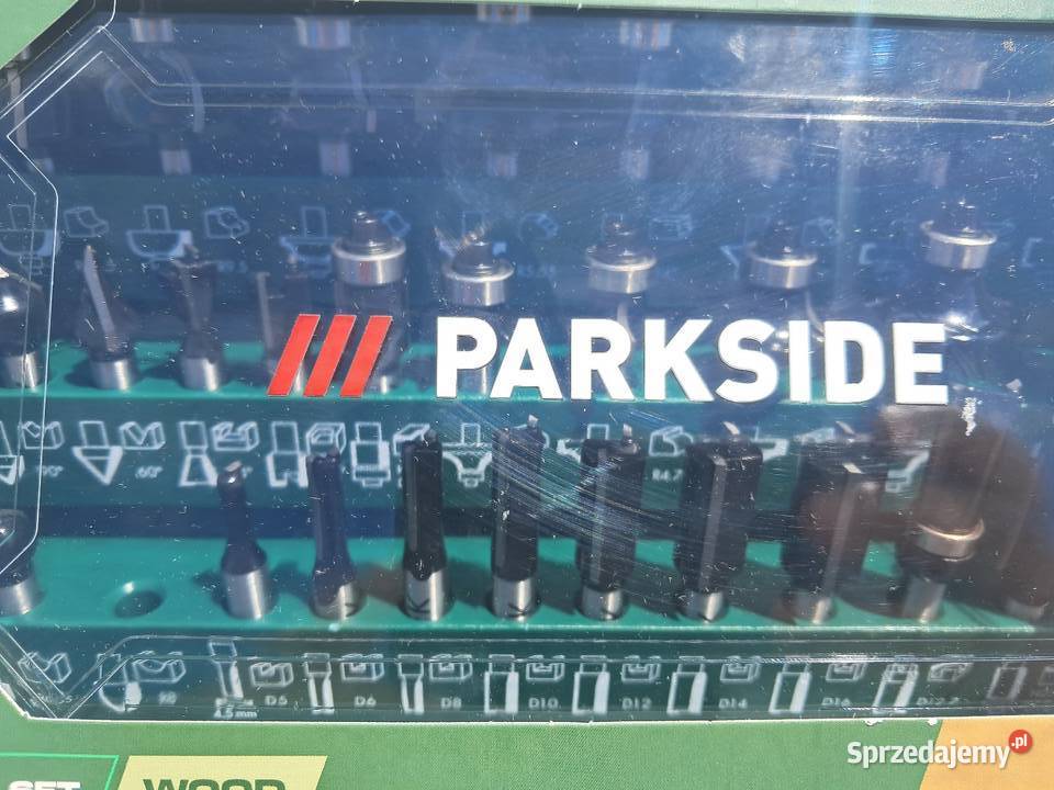 Zestaw 30 frezów Parkside do frezarki lubelskie Ciecierzyn