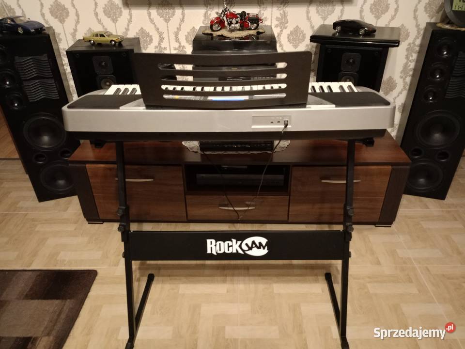 Keyboard RockJam w komplecie stojak statyw i Drawski Młyn